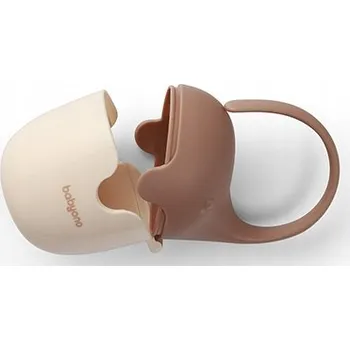 Krabička na dudlík Babyono Slon s rukojetí, uzavřený, 529/04 béžový