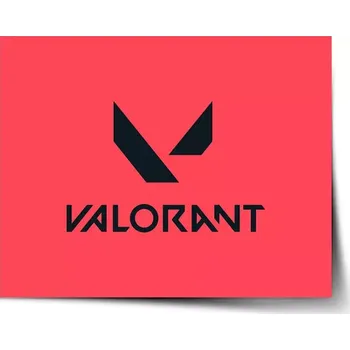Plakát Sablio Plakát VALORANT Red - 120x80 cm