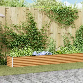 vidaXL Zahradní vyvýšený záhon 775 x 50 x 36 cm Pozinkovaná ocel