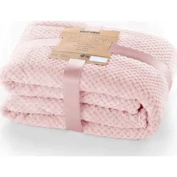 deka Deka z mikrovlákna DecoKing Toby růžová, velikost 150x200
