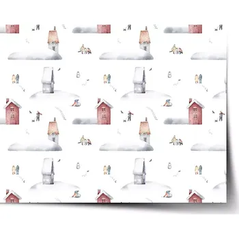 Plakát Sablio Plakát Zimní radovánky - 60x40 cm