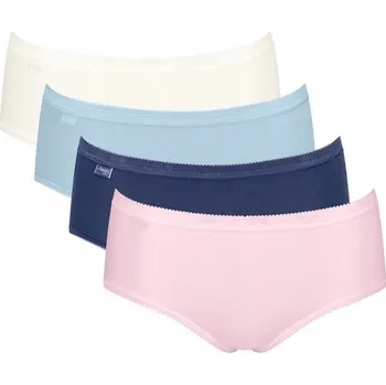 Kalhotky Dámské bílé kalhotky kalhotky sloggi Basic+ Midi C4P 4-balení velikost 40