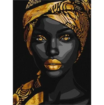 Set školních potřeb Malowanie po numerkach "Złota Wytworność" 30x40cm, Ideyka