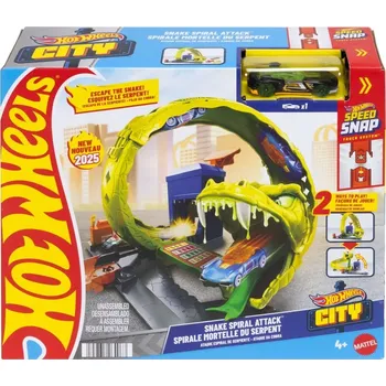 autodráha Hot Wheels City hadí útok