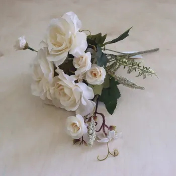 umělá květina Umělá kytice krémová 371252-26