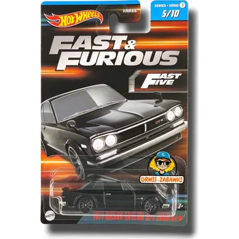 autíčko HOT WHEELS FAST & FURIOUS 1971 Nissan Skyline H/T