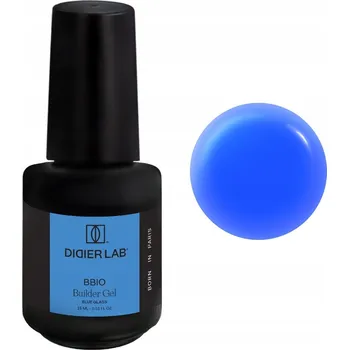 Lak na nehty Didier Lab Builder Gel BBIO Stavební Gel v lahvičce, modré sklo, 15 ml