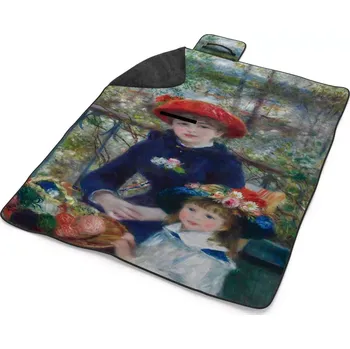deka Sablio Plážová deka Dvě sestry (Na Terase) - Pierre-Auguste Renoir: 200x140 cm