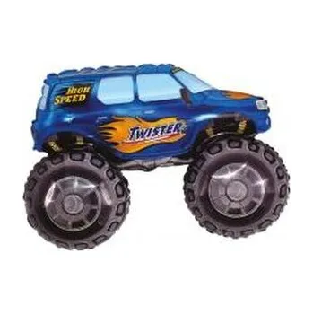 Balon foliowy 61cm Samochód Twister niebieski