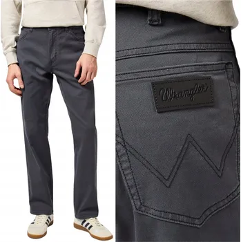 Pánské džíny WRANGLER TEXAS STRAIGHT JEANS Džíny rovného střihu, materiál "FADED BLACK" _ W34 L34