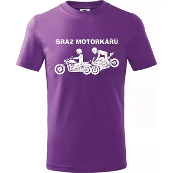 Sraz motorkářů (Hana-creative) - Tričko dětské bavlněné - 158 cm/12 let ( Fialová )