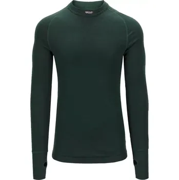 Pánské merino triko Brynje Arctic Double Shirt w/inlay, green - M