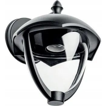 Nástěnné svítidlo GTV Zahradní nástěnné svítidlo GRANDE Černé Dolní Rovné Hliníkové E27 IP54 60W