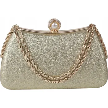 Zlatá polyester kabelka psaníčko Bellezi