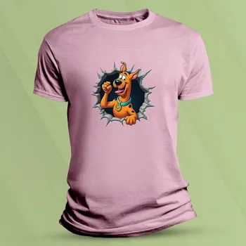 Dětské bavlněné tričko Scooby-Doo Růžová velikost 152 (12-13 let)