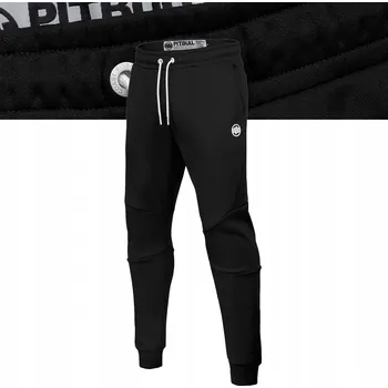 Pitbull pánské tepláky Oldschool Small Logo černé, velikost XL