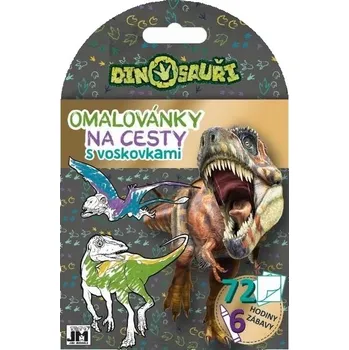 omalovánky DINOSAURUS Omalovánky na cesty - Dinosauři s voskovkami