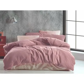 Povlečení Povlak na polštář mušelínový Stanex růžový (LS378), 90 x 70 cm, Zip