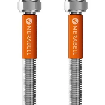 Merabell AQUA PROFI hadice G3/8"-G3/8", 35cm, toaletní, nerez ocel