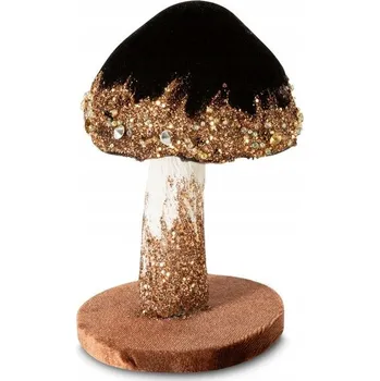 Vánoční dekorace VÁNOČNÍ DEKORACE 6 KS K DEKORACI NA VÁNOČNÍ STROMEČEK 349 8x8x12 ČERNÁ