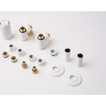 Radiátor P.m.h. Termostatický ventil pro ústřední vytápění Runa 6x7 cm bílá RUN-L-W