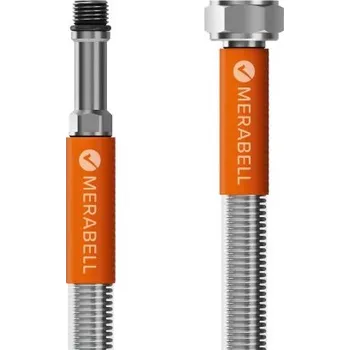 Merabell AQUA PROFI hadice G3/8"–M10x1, 50cm, k vodovodní baterii, dlouhý závit, nerez ocel