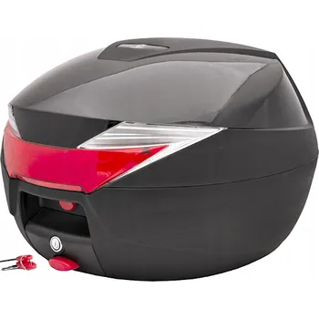 Motocyklový kufr Moretti černý 30 l voděodolný s reflexními prvky