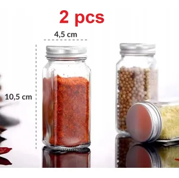 Obraz PRÉMIOVÉ NÁDOBY NA KOŘENÍ, Sklenice Organizér Sklenice 2KS Kořenka