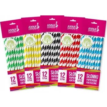 Brčka na pití Stella Pack 12 kusů červená