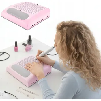 ODSÁVAČKA PRACHU NA NEHTY MANIKÚRA PEDIKÚRA KAZETOVÝ BEZSÁČKOVÝ 80W