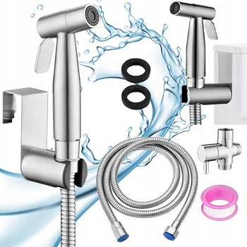 Bidetová baterie Bedee 1 stříbrná