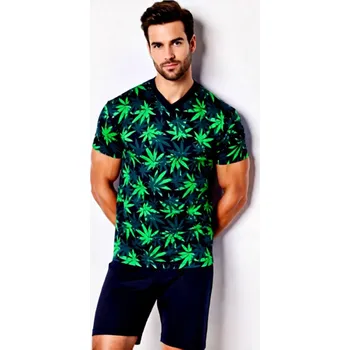 Pánské pyžamo Pánské Pyžamo Krátké FOLTÝN PK 351 Velikost: L