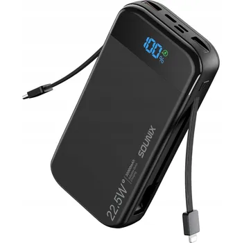 Powerbanka Powerbank SOUNIX 30000 mAh černý