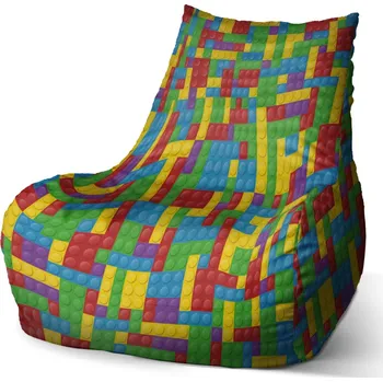 Sedací pytel Sablio Sedací vak Bean Barevná stavebnice Varianta: 100x90x45 cm