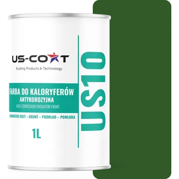 barva na kov Barva pro radiátory Antikorozní Odolná 1L Matná zelená listová 3v1