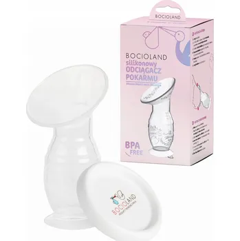 Odsávačka mléka BocioLand Silikonová sběrač mléka, manuální odsávačka mléka, 1 kus