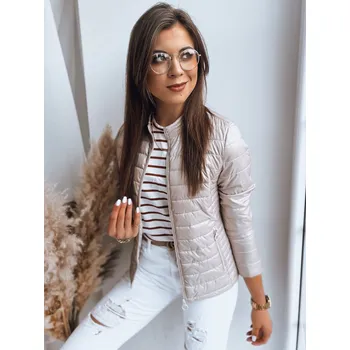 Dámská softshellová bunda Dstreet Dámská prošívaná bunda FRITARA TY3593 Barva: Béžová, Velikost: XL