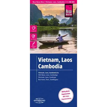 Reise Know-How Verlag mapa Indochina-Vietnam, Laos, Cambodia 1:1,2 mil.