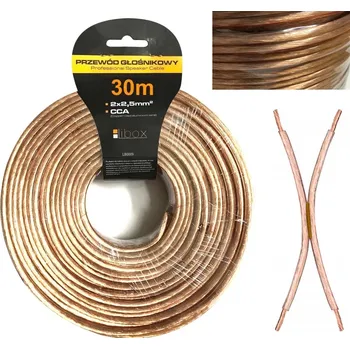 Audio kabel Reproduktorový kabel 30 m 2x2,50 mm2 LB0009-30 LIBOX CCA