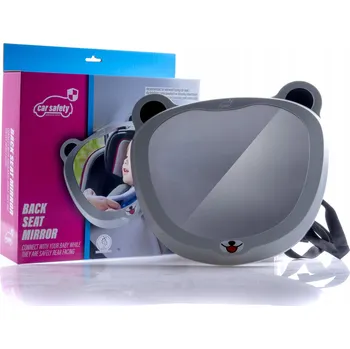 Obraz Zrcátko pro sledování dítěte v autě Car Safety 27 cm x 29 cm šedé