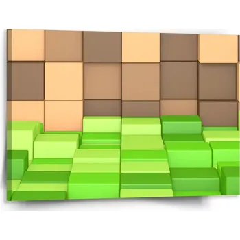 Obraz Sablio Obraz Blocks 3D - 150x110 cm