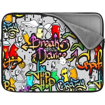 pouzdro na notebook Sablio Obal na notebook Graffiti - 17"