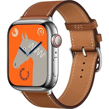 Příslušenství k chytrým hodinkám Elegantní kožený řemínek pro Apple Watch 38/40/41/42mm Barva: Hnědá