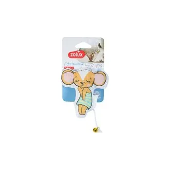 Hračka pro kočku Hračka kočka CHATOUILLE Myška v šatech Zolux