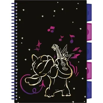 Set školních potřeb Kołonotes B5 100 k. kratka Project Book Disney Gold Stitch wzór 3 CoolPack, Patio