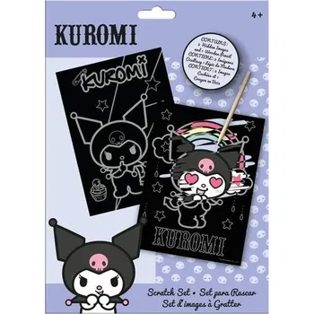 Set školních potřeb Wydrapywanka Kuromi, Kids