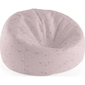 Sedací pytel Sablio Sedací vak Cocoon Barevné křížky - 115 x 75 x 45 cm