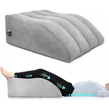 Polštář PODUSZKA PNEUMATYCZNA PRO SPANÍ NA BOKU KLÍNOVÝ S RELAXAČNÍ OPĚRKOU HLAVY