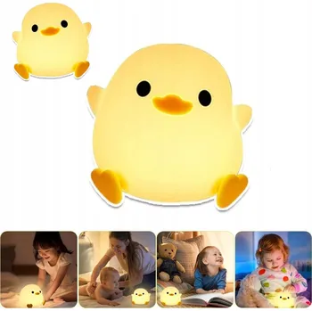 Lampička NOČNÍ LAMPA PRO DĚTI, STOLNÍ DÁREK S KAČKOU, DÁRKOVÁ