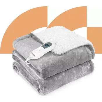 elektrická vyhřívaná deka CozyHeat 120W šedá